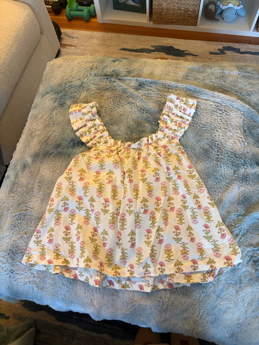 Floral Ruffle Pajama Set - Picture 2 of 6